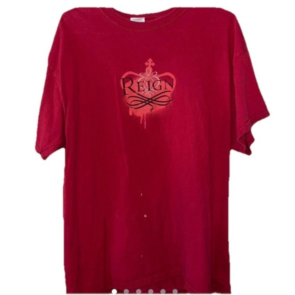 REIGN TV SERIES T Shirt Men's Large Romantic Drama Warner Bros CBS PROMO THE CW